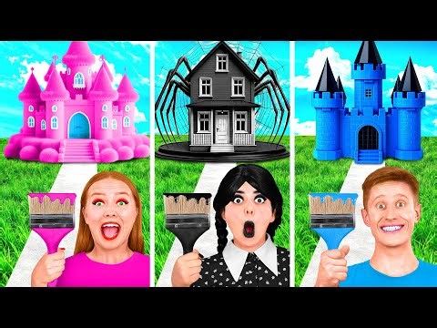 One Colored House Challenge | Crazy Prank Ideas by GoFun Challenge
