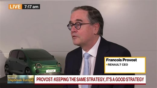 Renault CEO Francois Provost on Earnings, EVs, China