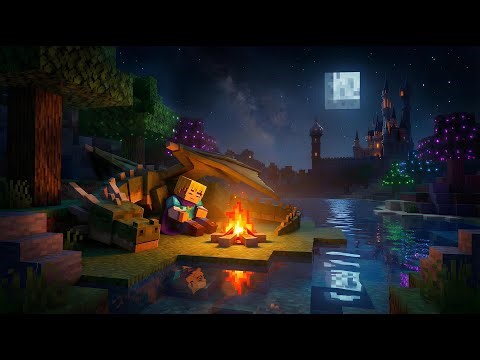Hora de Relaxar e Dormir... ( Música suave no mundo Minecraft ) #minecraft #asmr