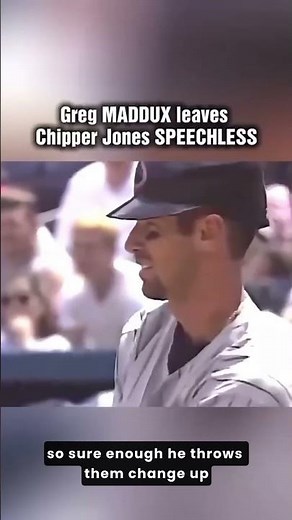 Maddux defied his manager and proved him RIGHT #baseball #mlb #shorts