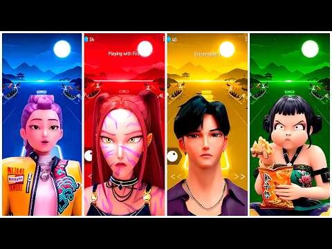 Soda pop Saja Boys🆚KPop Demon Hunters🆚Tiles hop EDM RUSH ! #43