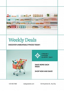 Supermarket Price List Flyer - Etsy