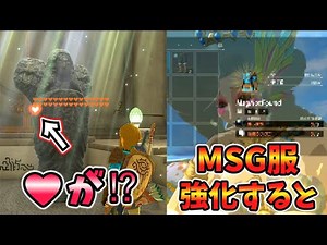 プロローグリンクさんのハートを限界以上に増やしたり大妖精でMSG服を強化すると？(ver1.0.0)【ティアキン TotK】裏技 バグ 検証 ゆっくり実況 glitch