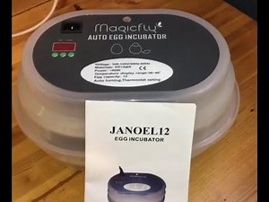 JANOEL 12 MAGIC FLY INCUBATOR INSTRUCTIONS AND SETUP
