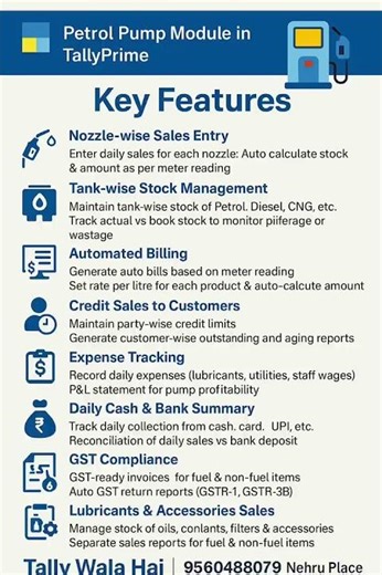 TallyPrime Petrol Pump Module – Smart Fuel Station Management