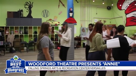 The childhood classic "Annie" comes to life on stage at the Woodford Theatre in Versailles. The Tony Award-winning musical tells the story of little orphan Annie in 1930s New York City and her mission to find her parents who abandoned her on the steps of an orphanage run by Miss Hannigan. Daniel Ellis, artistic director for the Woodford Theatre, Bella Floyd, who plays Annie, and Lisa Woods, who plays Miss Hannigan, join Jennifer Palumbo and perform a scene from the show. | LEX 18