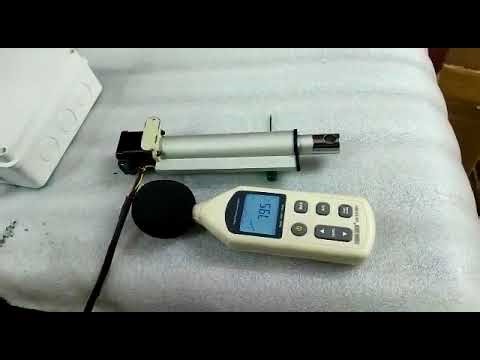 Stepper Linear Actuator — 50 mm/s • 5 N Load • Near-Silent Operation