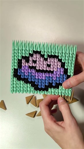 Ditto Pokemon origami 3d puzzle 🧩