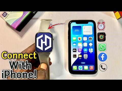 How to Setup And Connect HiWatch Pro Smartwatch App to iPhone!