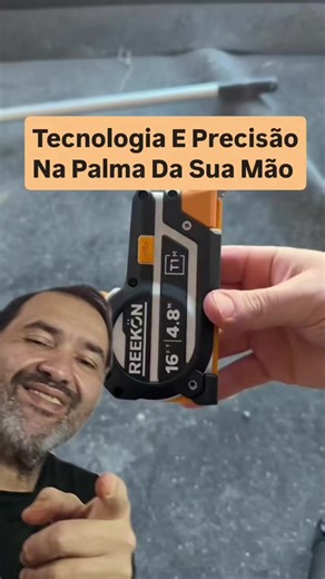 Tecnologia E Precisão Na Palma Da Sua Mão Trena digital, medição em tempo real, ferramenta de precisão, tecnologia aplicada à marcenaria, ideias de ferramenta de madeira, instrumento de medição, oficina moderna 📐🧠 #JornadaDIY #Marcenaria #Woodworking #Ferramentas #TrenaDigital