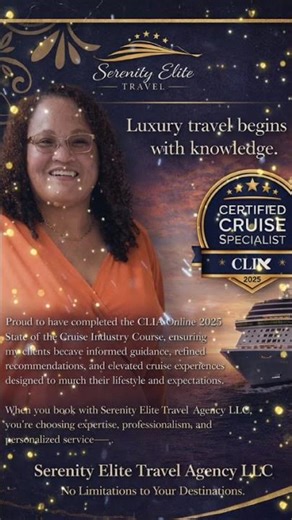 PROFESSIONAL ANNOUNCEMENT Proud to have completed the CLIA Online 2025...