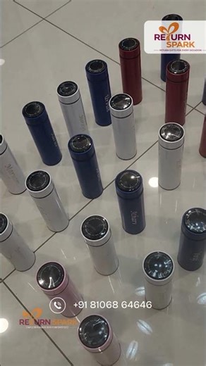 Kids Birthday Return Gifts | Temperature Display Water Bottles #shorts #ytshorts #waterbottle