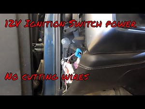 Cleanest/Easiest way to get 12V Ignition switch power without cutting any wires