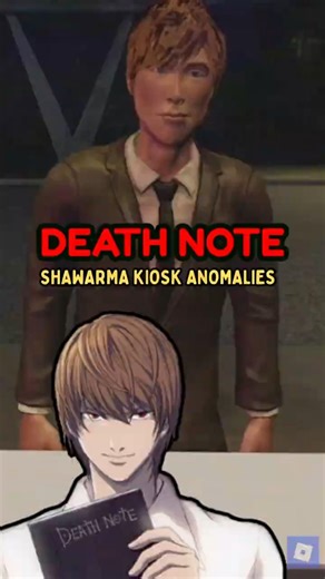 DEATH NOTE?? - Shawarma Kiosk Anomalies #roblox #robloxedit #shawarmakiosk #anomaly #scarygame
