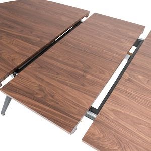 [Hot Item] Extendable Solid Oak Wood Dining Table Set Round Oval Dining Table