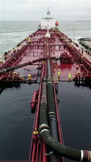 The insane network of pipes on this massive ship... #engineering