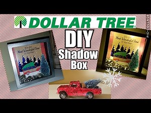 Dollar Tree DIY~Shadow box