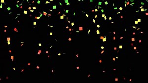 Download falling confetti footage background, particles effect animation for free