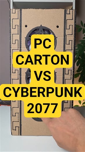 PC de CARTON vs Cyberpunk2077 - cine castiga? #cyberpunk2077 #gpu #budget
