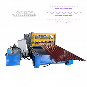 [Hot Item] Corrugating Aluminum Roof Sheet Corrugated Iron Roof Making Machine