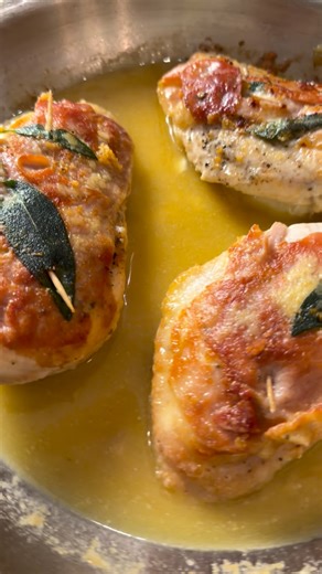 Joanna Moeller | Stuffed Chicken Saltimbocca with authentic fontina — elevated.💫✨✨ Authentic Val d’Aosta fontina tucked inside. Prosciutto wrapped. Fresh... | Instagram