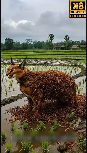 A caracal rescue: Millions of Parasitic centipedes attack on caracal.The rescue team rescued caracal #shorts #animalrescue #animals #reels | EarthLife Media World Voices