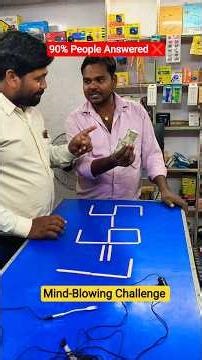 Mind-Blowing 🧠Puzzle!99% Will Fail! ❌ Move 1 Stick to Fix it. #Shorts #Math #brainteaser