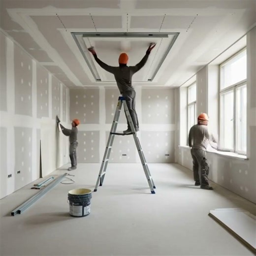 high-tech room renovation timelapse