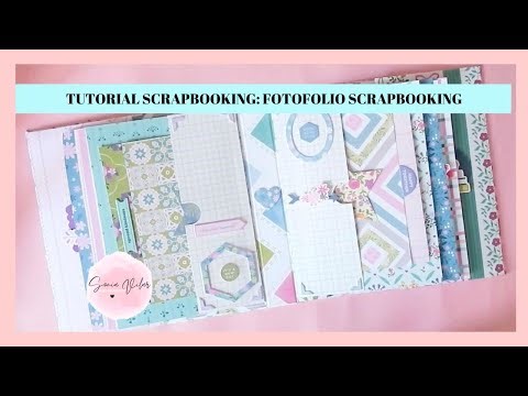 ✂️TUTORIAL SCRAPBOOKING: FOTOFOLIO SCRAPBOOKING