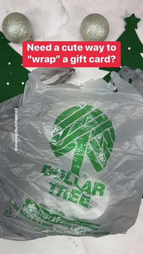This is an easy and adorable way to gift a gift card to anyone! And p.s. the snow globes are $1.25 at Dollar Tree and almost $6 at the craft stores! #giftwrappingideas #giftcards #christmasgiftideas | Average But Inspired