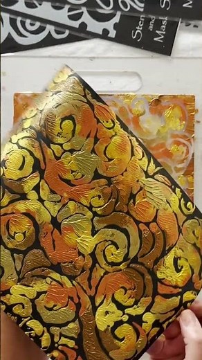 Painting Outside The Lines On a Gel Plate