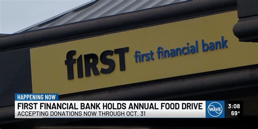First Financial Bank holds annual food drive