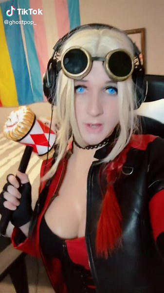 tyyy @thebreastformstore for the breastplate! #mtf #harleyquinn #cosplay #boytogirl #harleyquinncosplay #femboy #tgtf #breastform #crossdressing #trans #transgirl #genderfluid