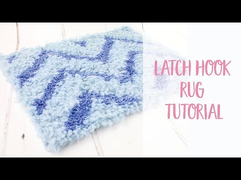 Geometric Latch Hook Rug DIY Tutorial | Craftiosity | Craft Kit Subscription Box