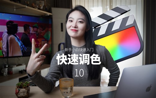 【FCPX教程】新手小白快速入门 10快速调色 保姆级教程 Final Cut Pro