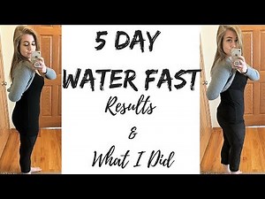 5 Day Water Fast - Was it Worth it?! - Extended Fasting - Results and Method Used - Keto Fasting