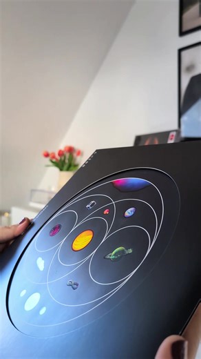 Let's unbox a vinyl record ✨🎶 Coldplay - Music Of The Spheres | coloured recycled vinyl #vinyl #fyp #unboxingvideo #recordcollection #vinyltiktok @coldplay