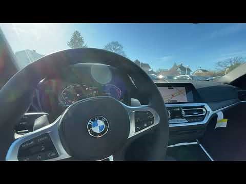 2021 BMW 3 Series Set Home Work Address into Navigation System