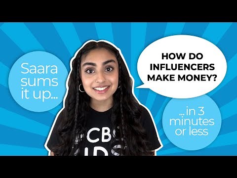 How do social media influencers make money? | CBC Kids News