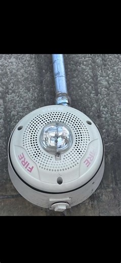 Fire alarm speaker strobe fire alarm system