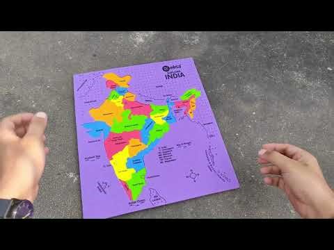MapCraft | the best place to learn map work | Indian States Puzzle