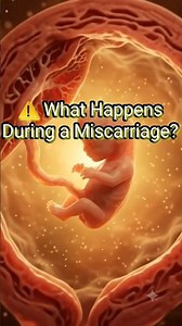 What Happens During a Miscarriage? 🤰🧬 | Miscarriage Explained Simply#shorts #short #pregnancyloss