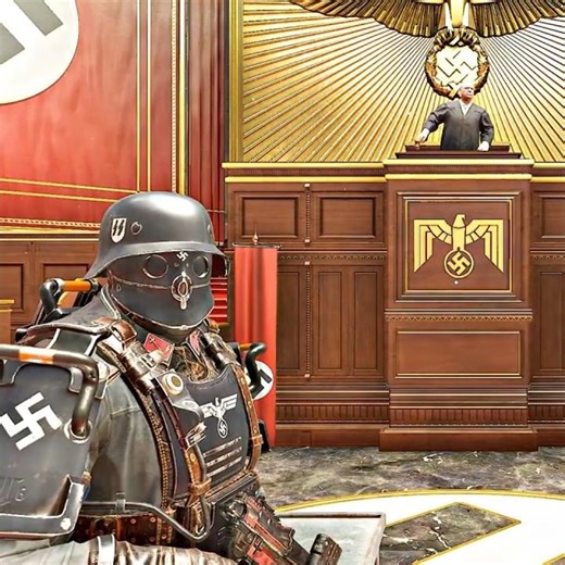 Blazkowicz on Trial...💀 #gaming #shorts #wolfenstein