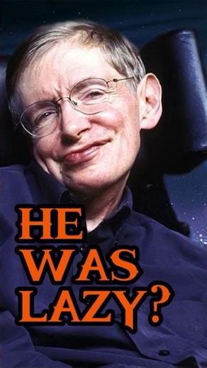Stephen Hawking Was a Slacker? 😱 #shorts #stephenhawking