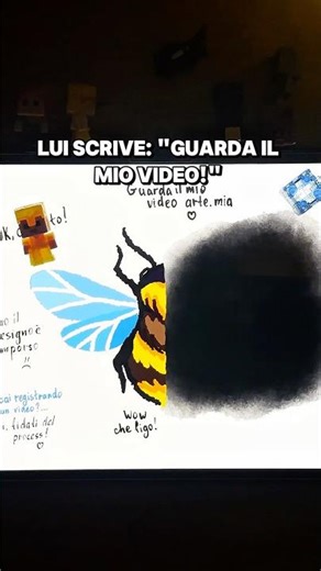 Io vedo tutto nero! Dov’è il mio disegno?! #artworkout #perte #arte #neiperte #shortsitalia