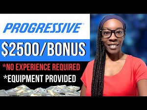 Progressive Insurance is Hiring! Remote Job paying up to $2500 BONUS | Best Work From Home Job 2025