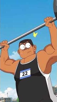 The Logistics Guy in Sports Day Surprise everyone #kxcc #开心锤锤 #animation #animated story#short anima