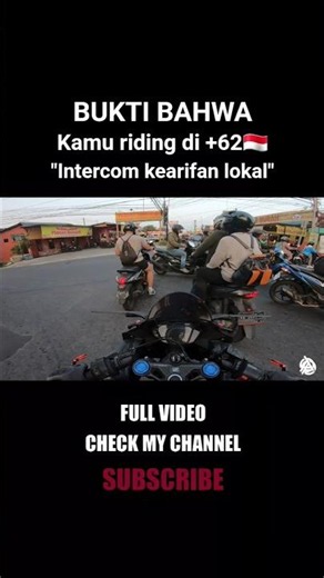 now this is what you call an intercom 🤪🗿 #motovlog #traffic #intercom #indonesia