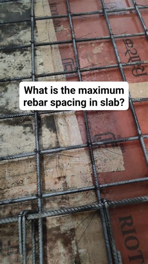 What is the maximum rebar spacing in slab? #civilengineeringworks #civilengineering #civilengineer | Civil Engineering Work