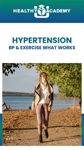 Healthy U Academy/Dr Michael Grimes on Instagram: "Not all exercise lowers blood pressure the same way. What works best? ✔ Aerobic movement → improves artery flexibility ✔ Resistance training → improves insulin sensitivity ⚠ Excess HIIT without recovery → raises cortisol and stress load Moderate, consistent training improves: – fasting insulin – triglycerides – vascular function Example: Daily intense workouts → erratic BP Brisk walking + strength 3x/week → stable BP Your body responds to balanc